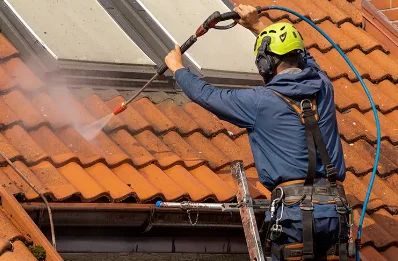 Démoussage et hydrofuge de toiture à Vers-en-Montagne
